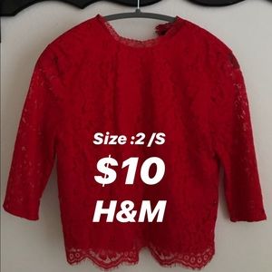 H&M high neck blouse